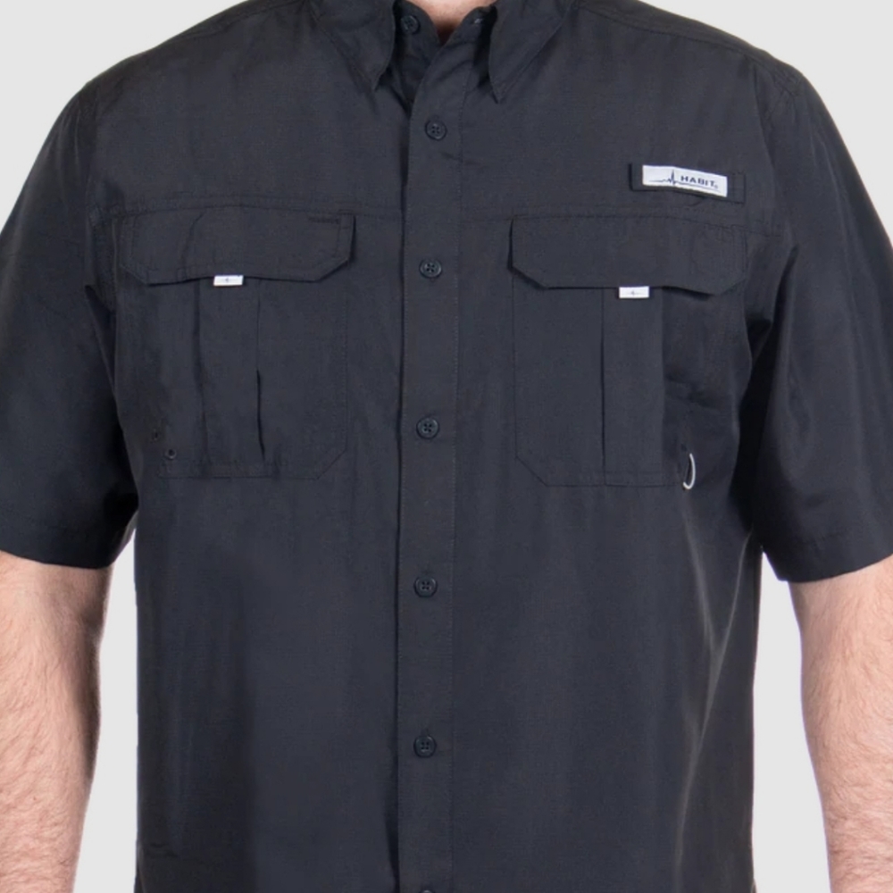 Habit: Men’s Fourche Mountain Short Sleeve River Guide Fishing Shirt